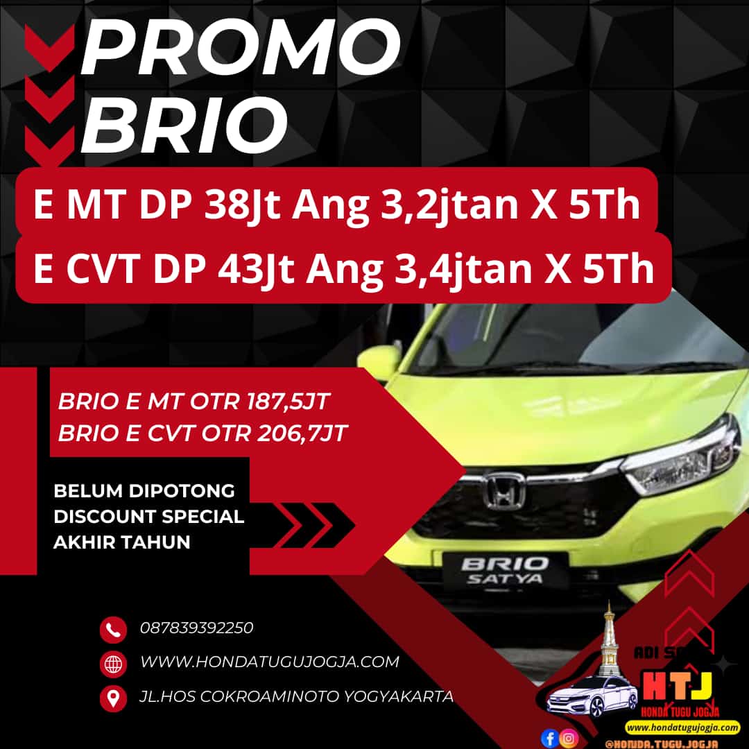 Promo Honda Brio November